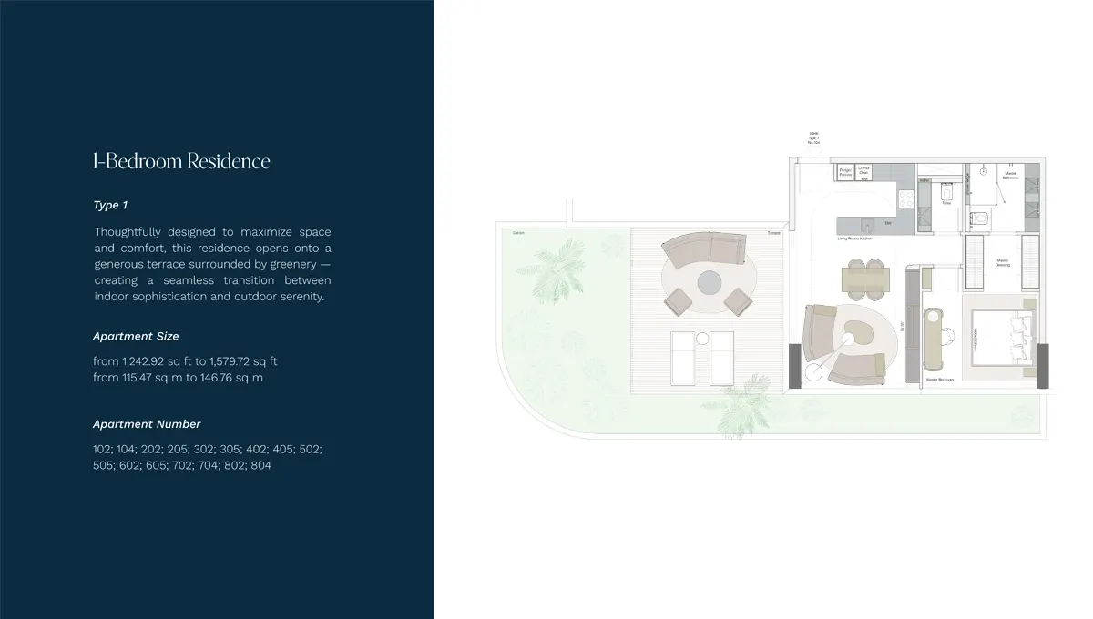 Helvatia Marine 1 Bedroom Residence