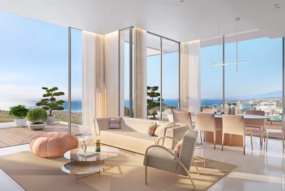 Living Area of The Bay Interiors by Missoni
