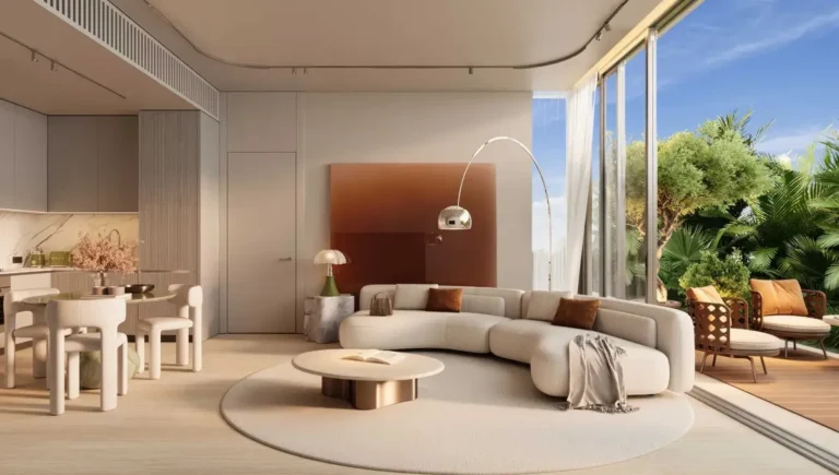 living area of Le Chateau Pietrus