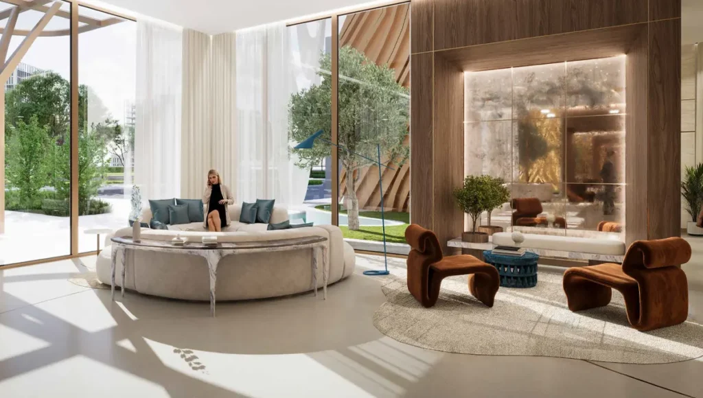 lobby of Kaia Residences