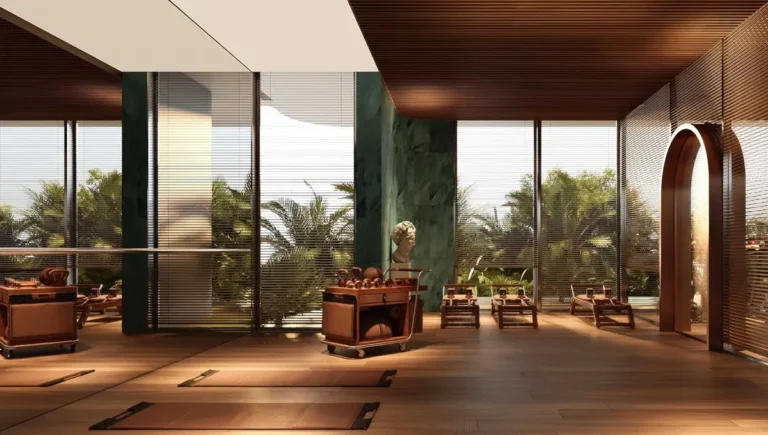 spacious living of Le Chateau Pietrus