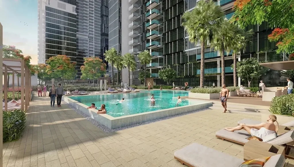 swimming pool of Ocean Park View Residence